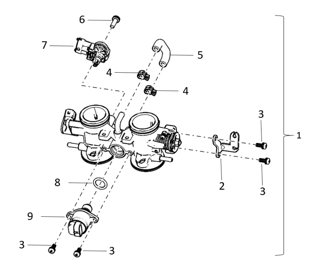 TRK 702-THROTTLE VALVE SYSTEM